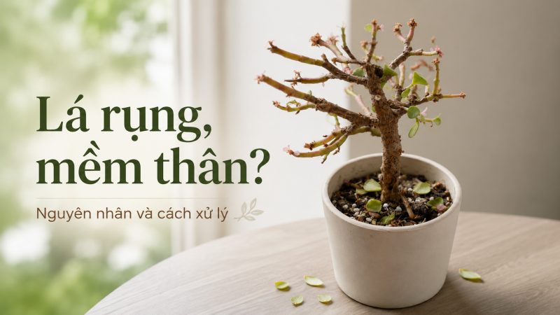 Sen Đá Đô La Hồng Bị Rụng Lá, Mềm Thân, Thối Gốc: Nguyên Nhân Và Cách Phục Hồi Cây