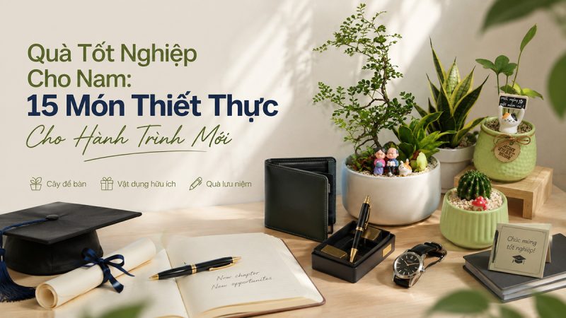 Quà Tốt Nghiệp Cho Nam: 15 Món Thiết Thực Cho Hành Trình Mới