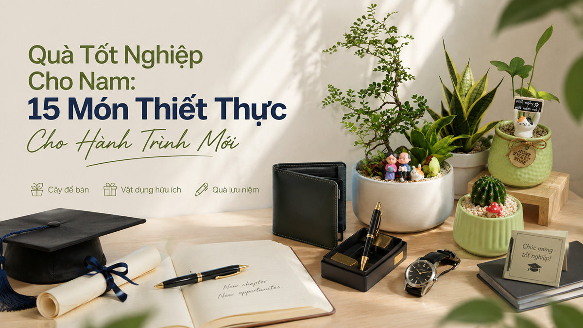 Quà Tốt Nghiệp Cho Nam: 15 Món Thiết Thực Cho Hành Trình Mới