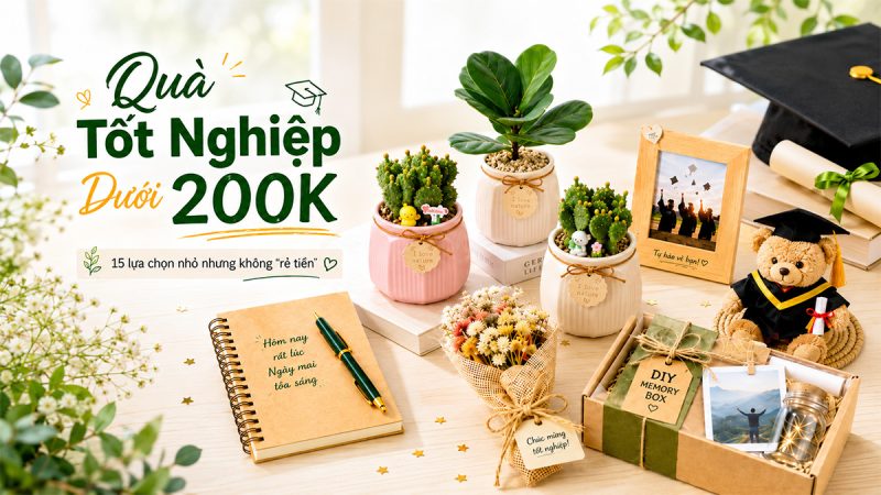 Quà Tốt Nghiệp Dưới 200k: 15 Lựa Chọn Nhỏ Nhưng Không “rẻ Tiền”