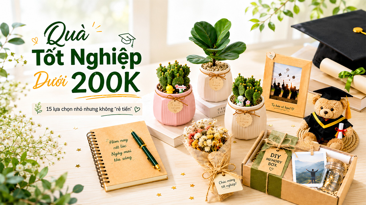 Quà Tốt Nghiệp Dưới 200k: 15 Lựa Chọn Nhỏ Nhưng Không “rẻ Tiền”
