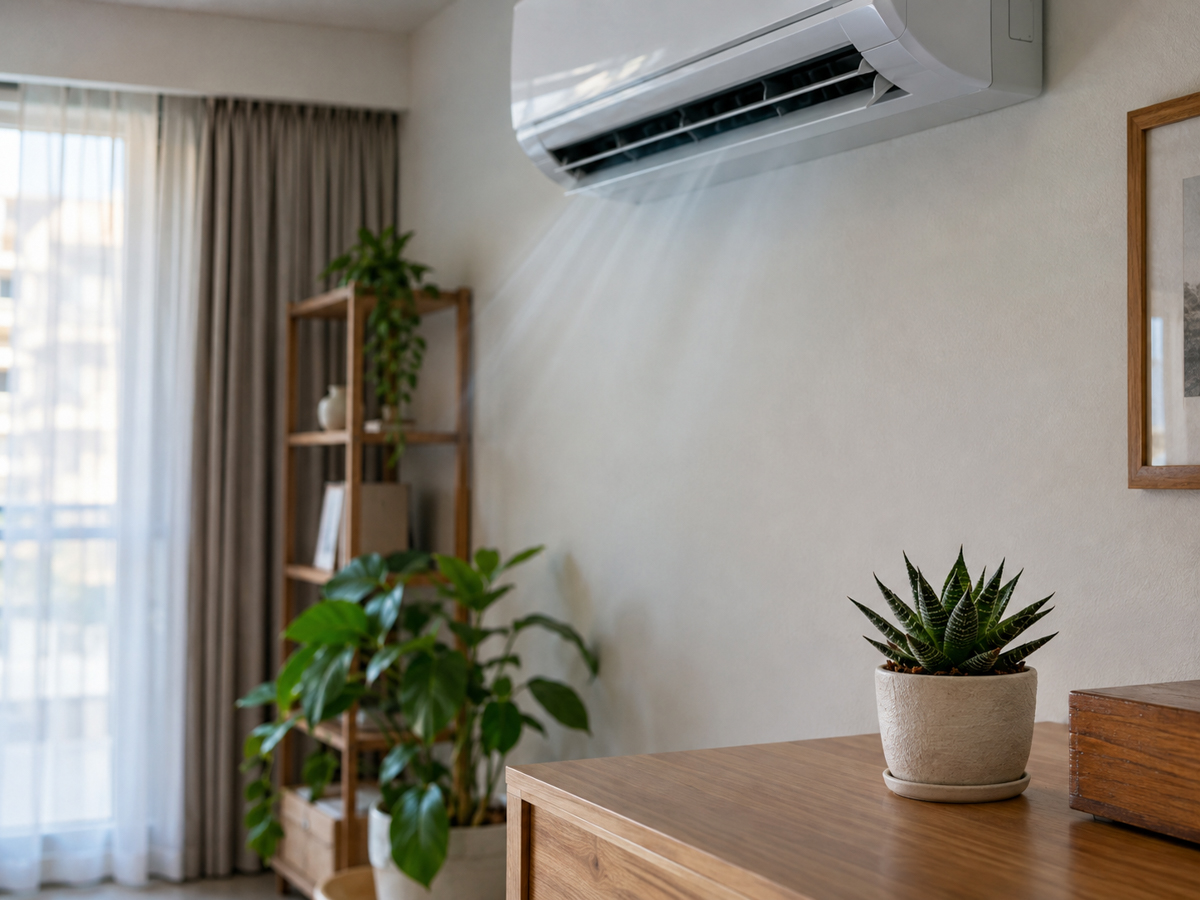 Sen đá nên được đặt tránh luồng gió trực tiếp của máy lạnh