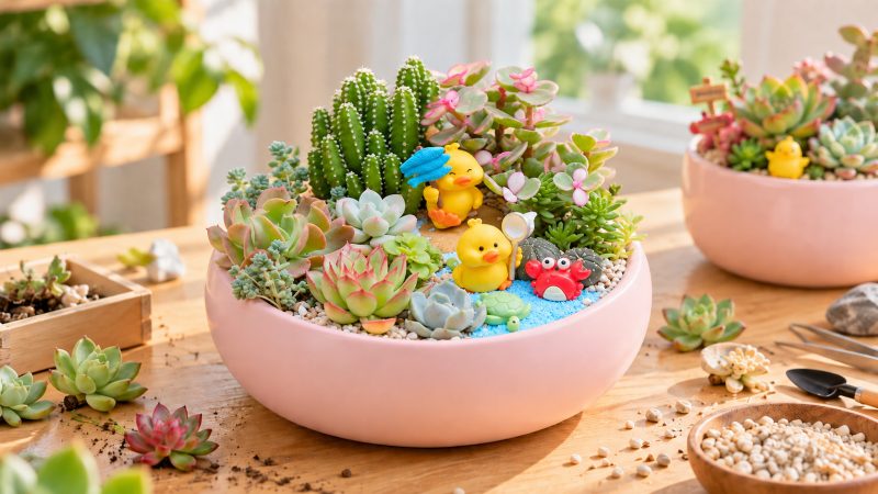 Đây Là Cách Tổ Xanh Tạo Nên Những Mẫu Tiểu Cảnh Sen đá đẹp Mắt